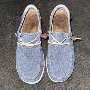 Excellent Wendy Knit II Hey Dude Shoes 10 Women's